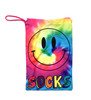 Rainbow Tie Dye Smile Sock Bag- BJ912