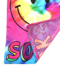 Rainbow Tie Dye Smile Sock Bag- BJ912