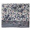 Riqki Open Mini Flowers Navy/Mauve Israeli Tichel- Y1220-OPEN