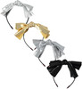 Girls Metallic Knot Bow