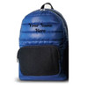 Navy Puffer Backpack with Mesh Pocket