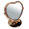 Rose Gold Heart Tabletop Mirror -  GFE1418