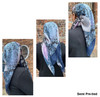 Women's Semi Pre-Tied Splatter Headscarf 