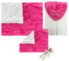 Delore Baby Luxe Rose Ivory & Luxe Hot Pink Set