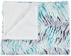 Prims Aquamarine/Solid White Blanket