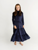 Girls Velour Maxi Shabbat Robe