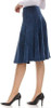 Women/Teen 29 Inches Stonewash Panel Skirt