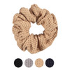 Girls Cotton Blend Waffle Scrunchy