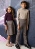 Unisex Kids Mock Neck Sweater