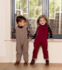 Kids Striped Mock Neck Onesie