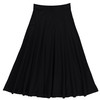 Women's Midi 32 & 36 Inches Washed Rib Panel Skirt