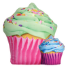 Vanilla Scented Microbead Plush Cupcake 780-551