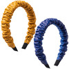 Stylishly Ruched Leather Headband