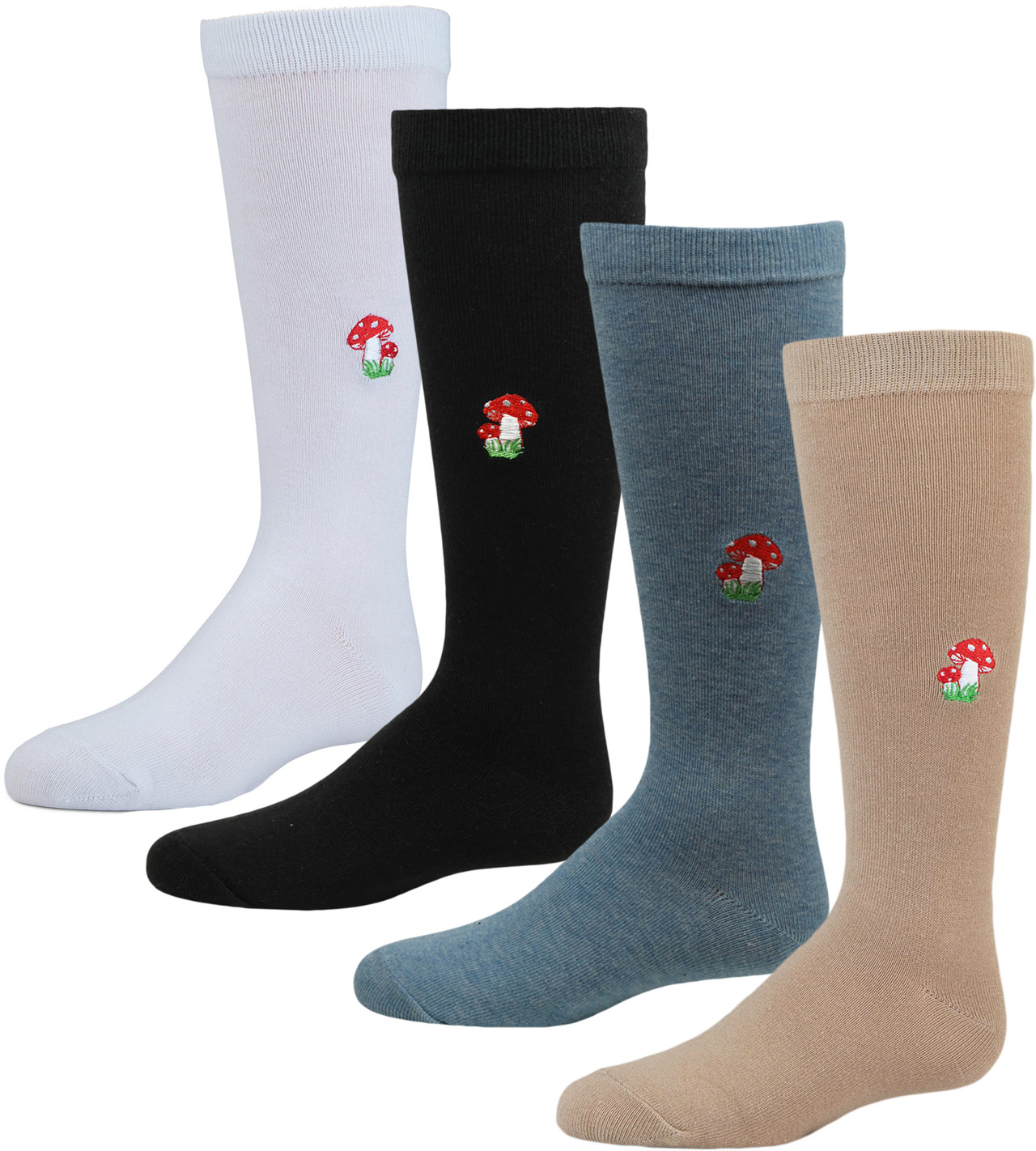 Wholesale Girls Knee High Socks in Black