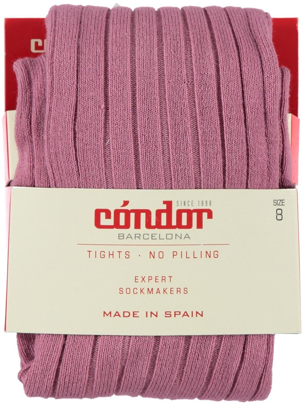 Condor Tights - Wool/Acrylic - Rib - Dusty Rose » Cheap Delivery