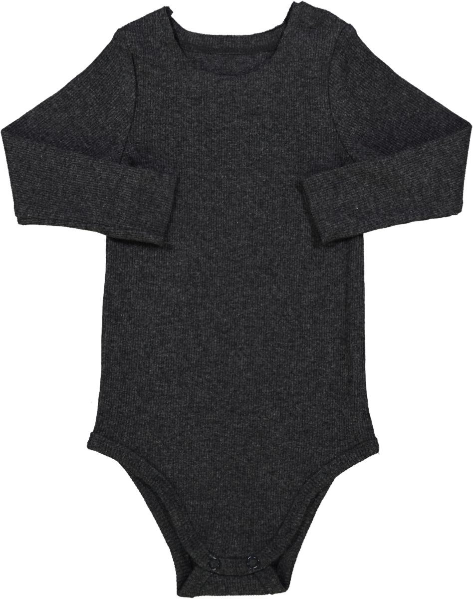 ribbed long sleeve baby onesie
