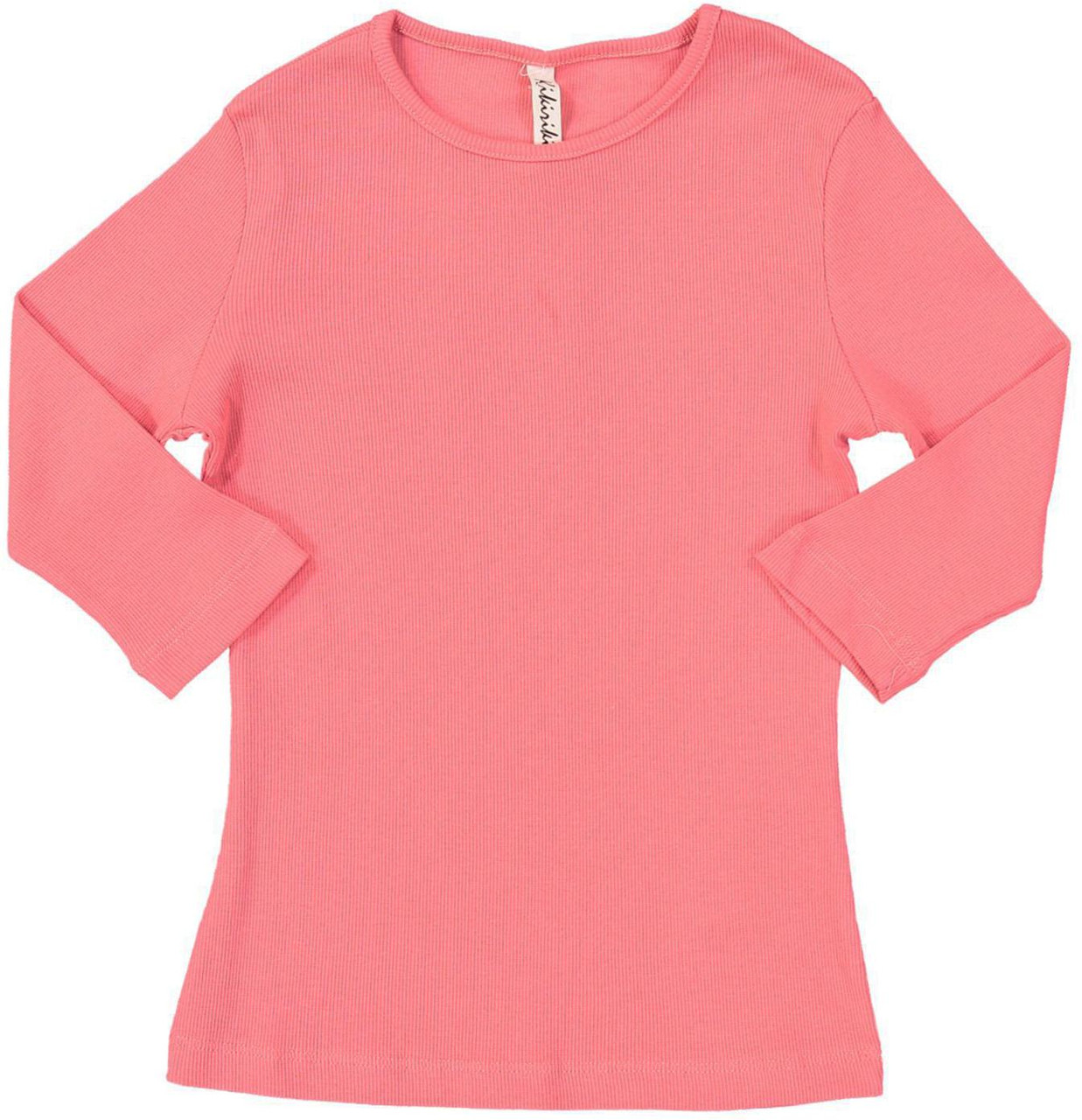 Kiki Riki Girls Ribbed 3/4 Sleeve T-shirt