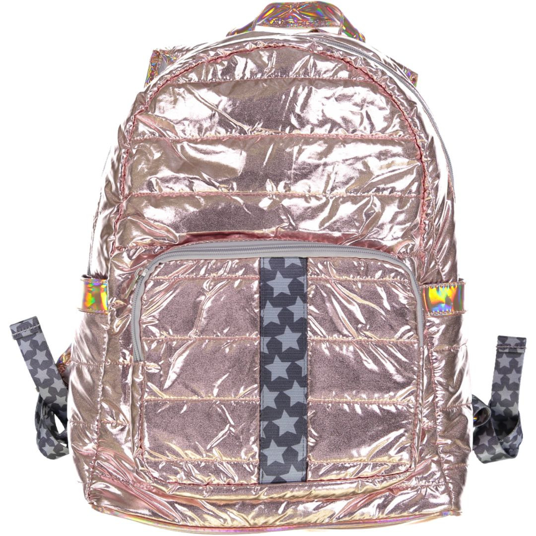 Top Trenz Gray Stars Backpack Double Header USA