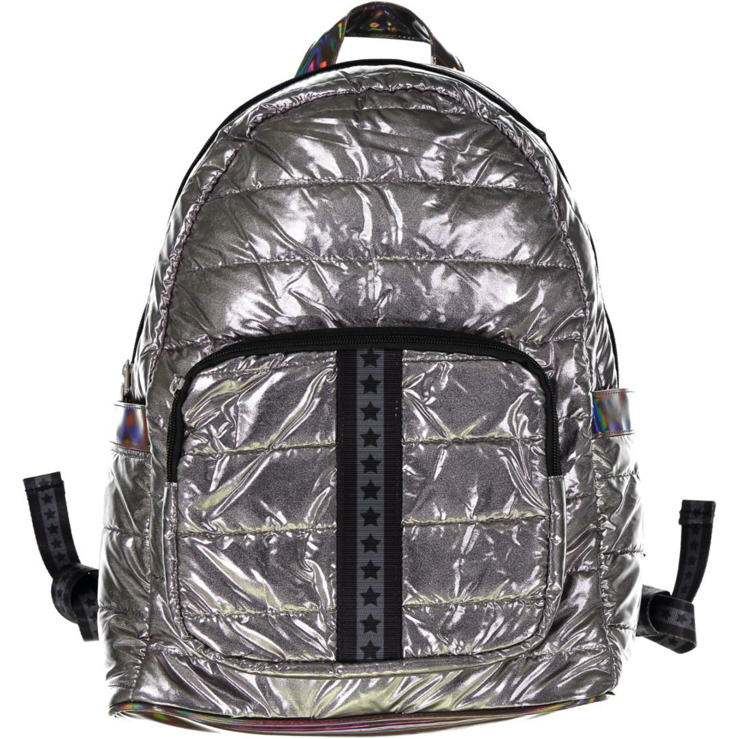 Top Trenz Black Stars Backpack Double Header USA