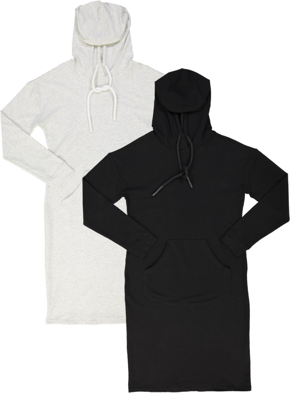 BGDK Womans Cotton Hoodie Dress
