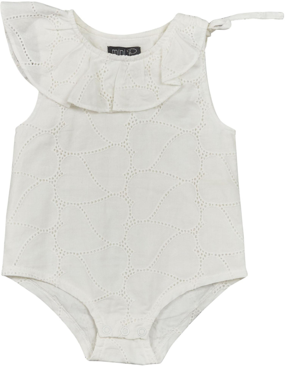 eyelet romper baby