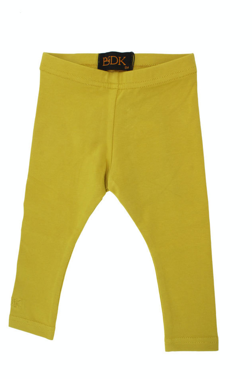 【SATIIIZ】Lehen duck down lightweight padding Baby/Toddler Basic Cotton Leggings - Double Header USA
