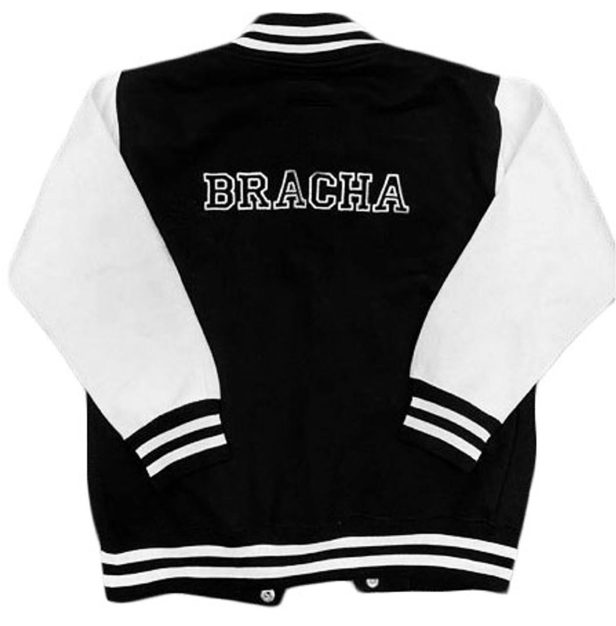 Varsity Youth Jacket Black/White - Double Header USA