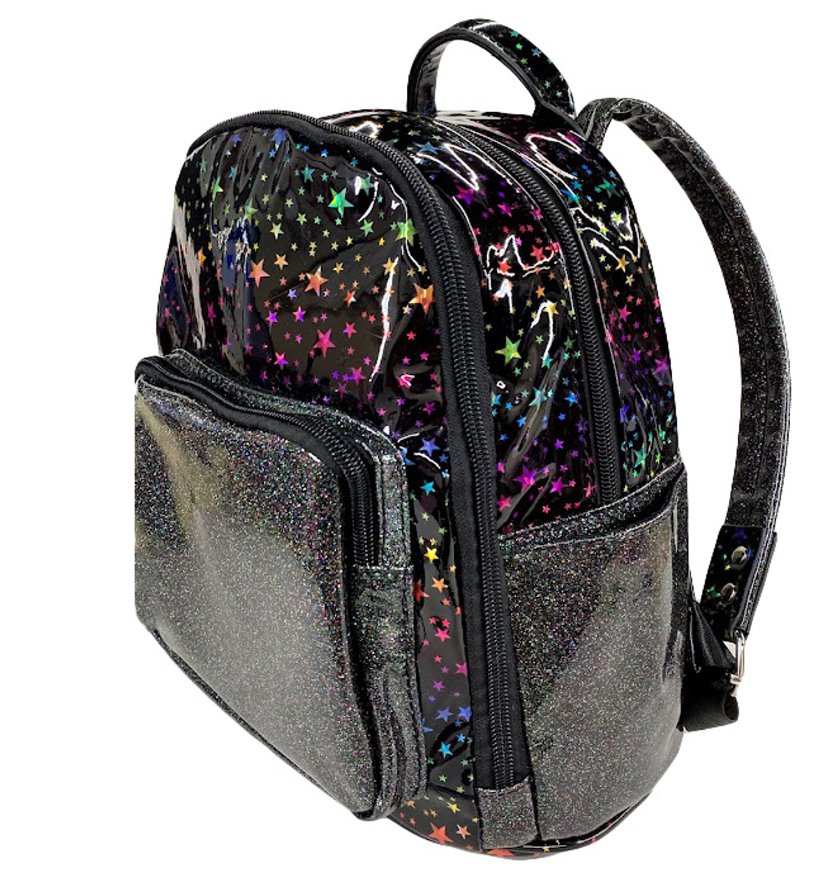 Rainbow Stars and Glitter Backpack