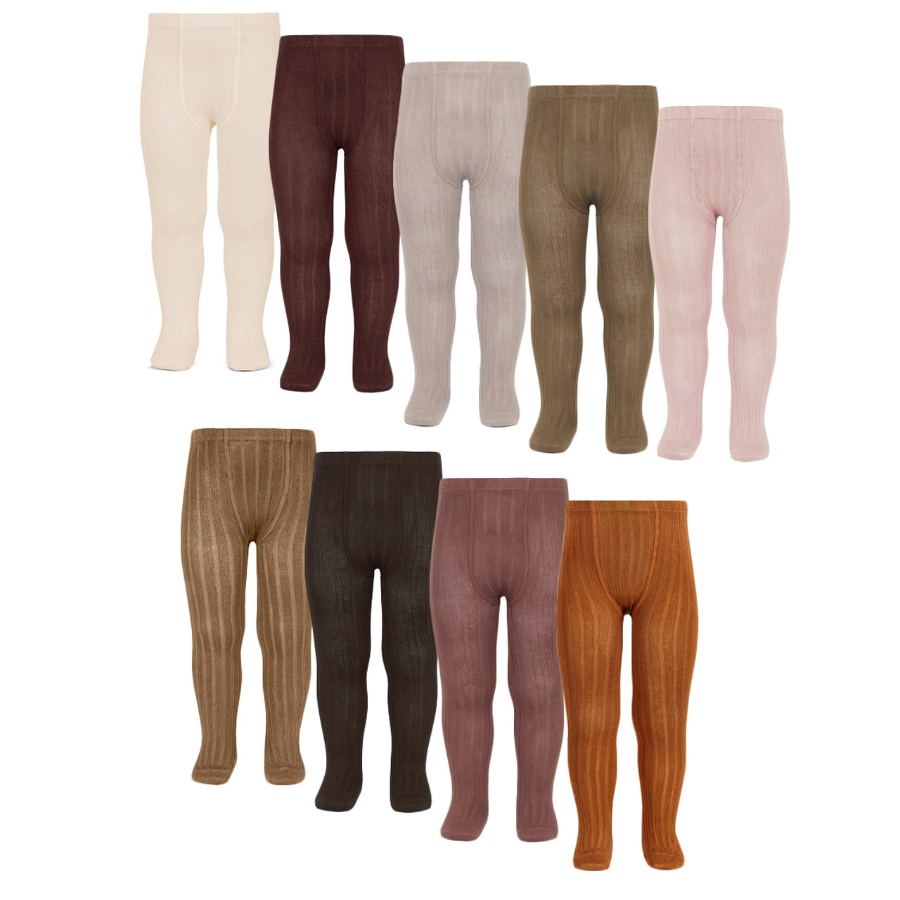 Condor Tights - Wool/Acrylic - Rib - Dusty Rose » Cheap Delivery