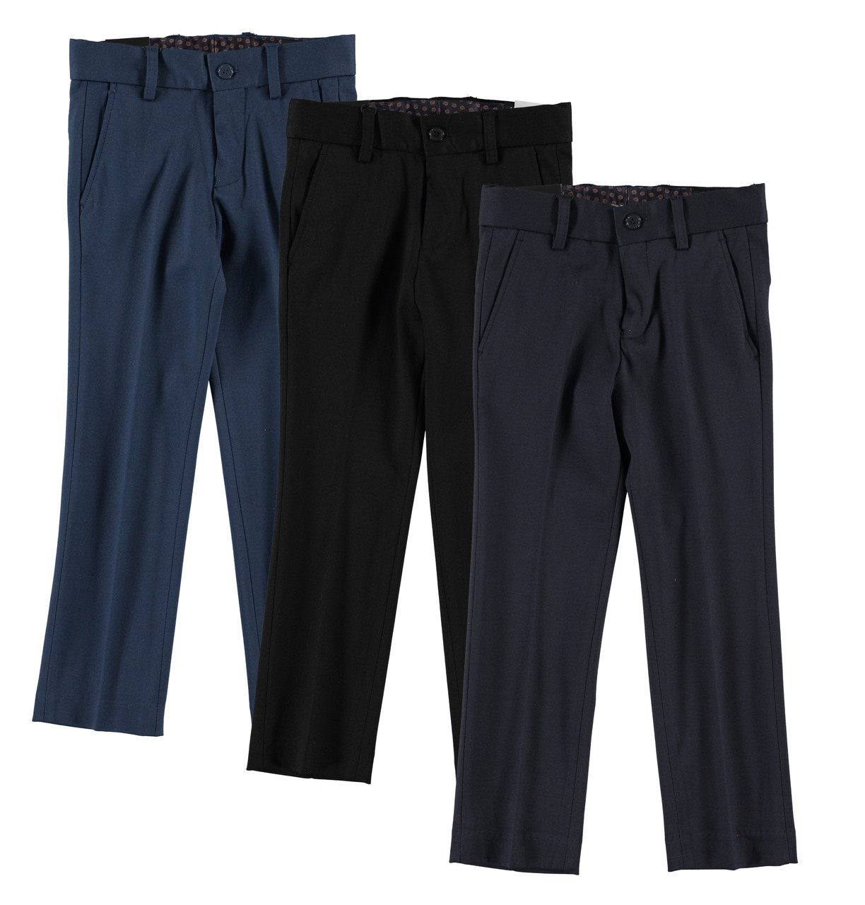 Boys Slim Fit Stretch Pants - Double Header USA