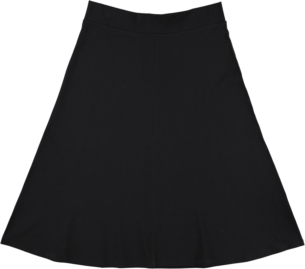 Womens 25/27 Inches Soft Cotton A-line Skirt - Double Header USA