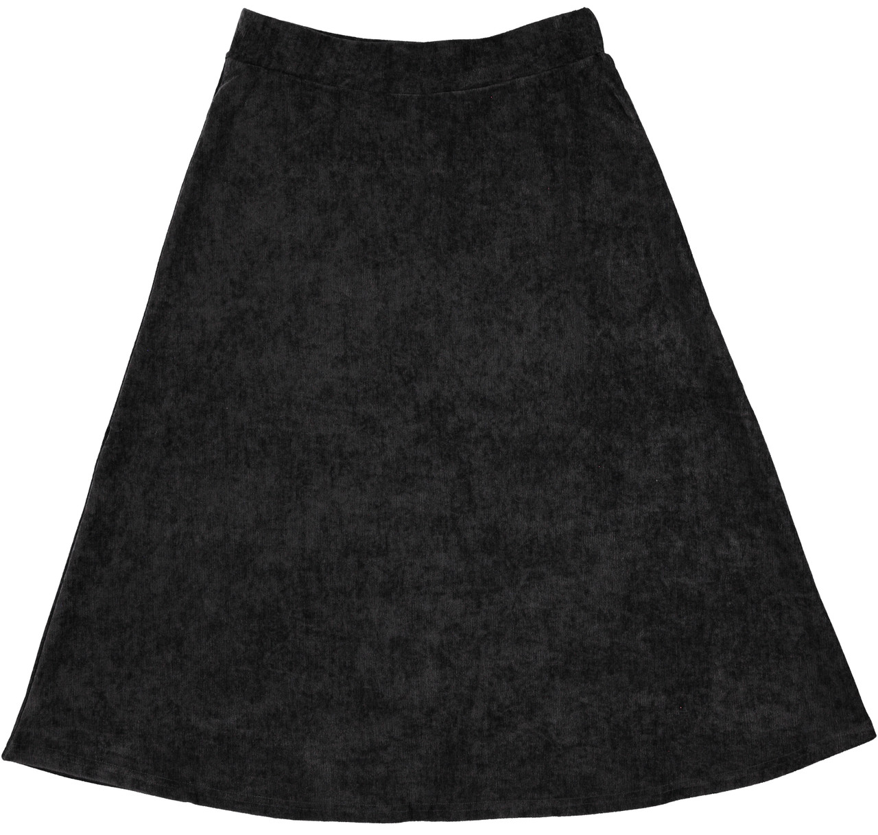 Velour A-Line Skirt