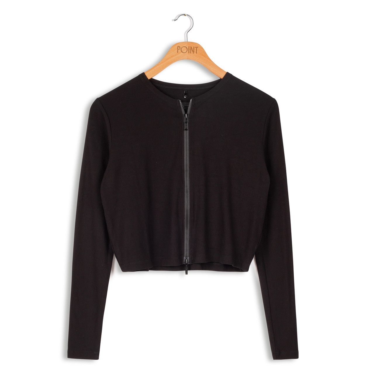 Women/Teens L/S 2-Way Zip Cardigan - Double Header USA