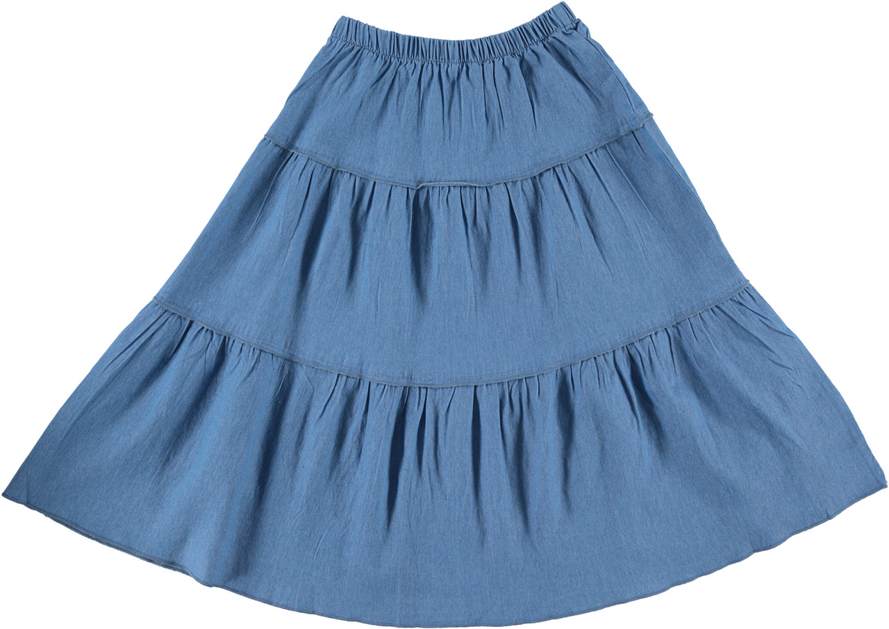 Girls 3-Layer Skirt - Double Header USA