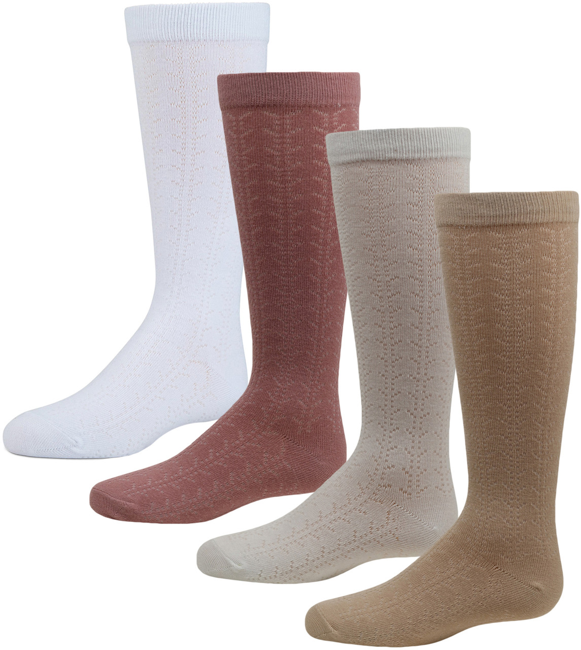 Girls Y Texture Knee Sock - Double Header USA