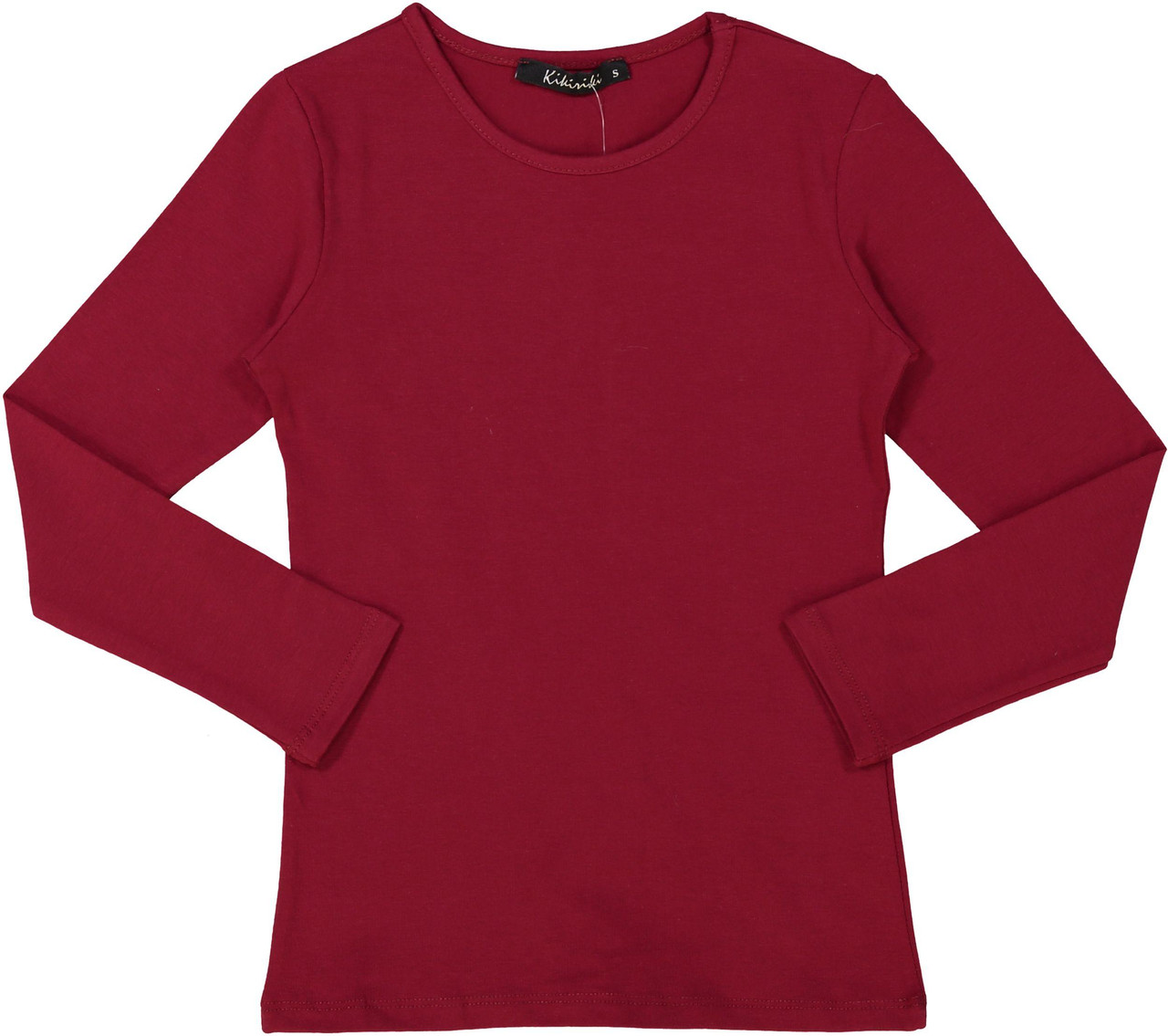 ◆YOUHEE◆ EYELET LONG SLEEVE RED Kiki Riki Girls Long Sleeve Cotton Shell - Double Header USA