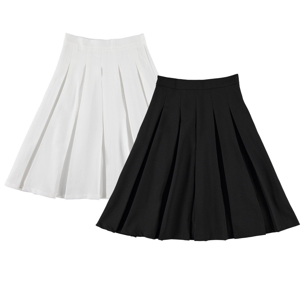 Women's 25/29 Inches Box Pleated Skirt