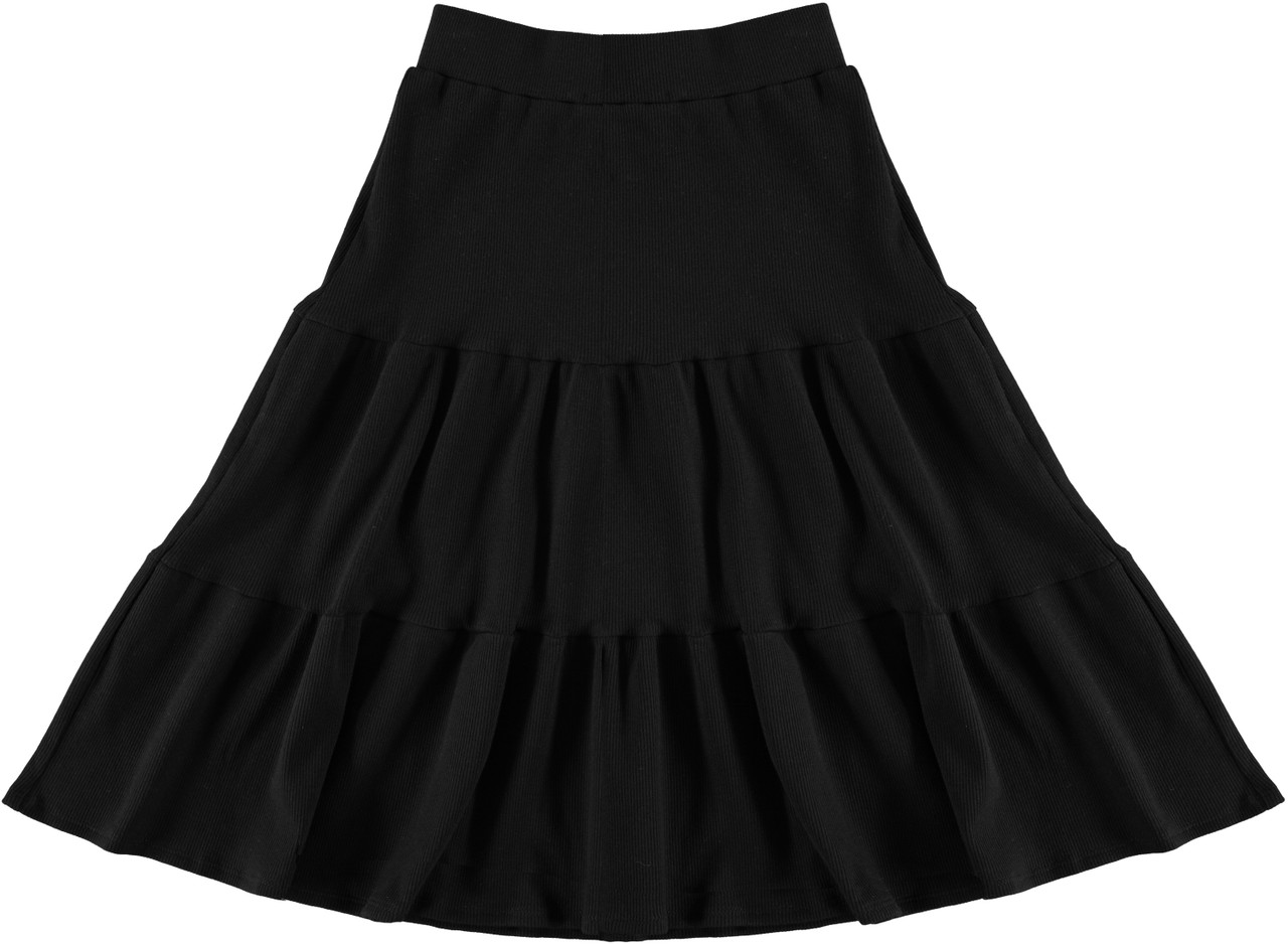 Girls 3-Tiered Ribbed Skirt - Double Header USA