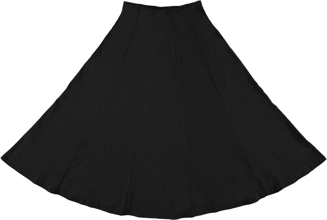 Women/Teen 35 Inches Cotton Panel Maxi Skirt - Double Header USA