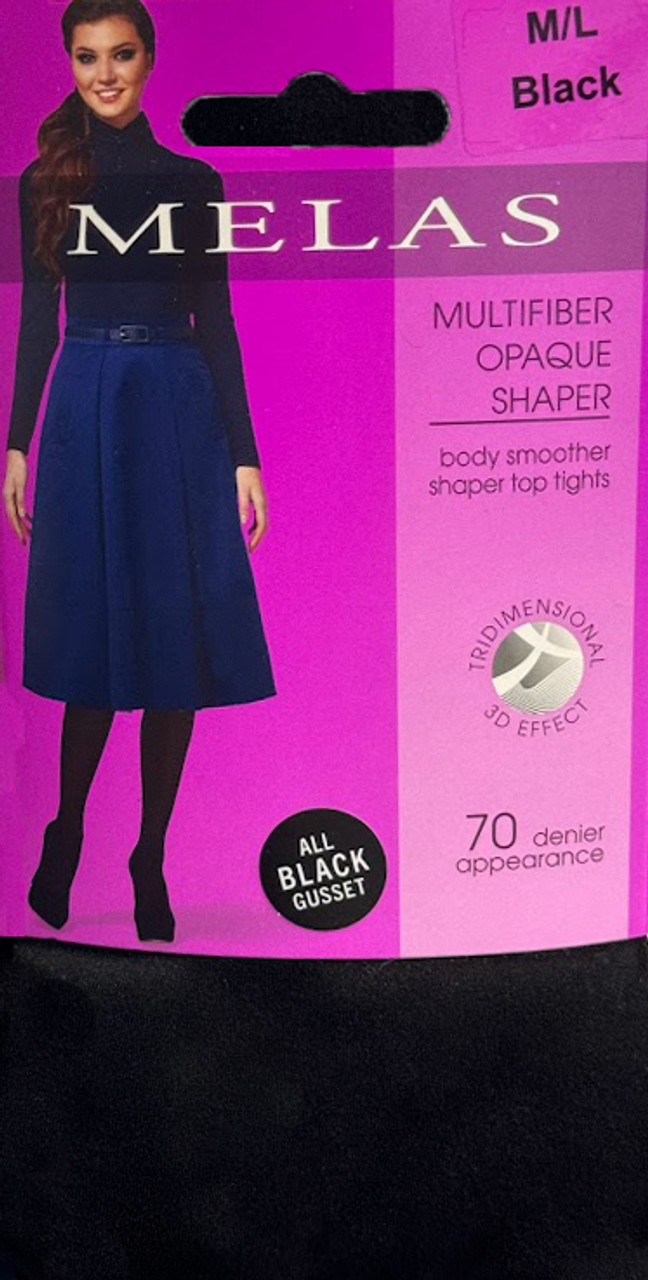 Multifiber Opaque Body Smoother Shaper Tights - Double Header USA