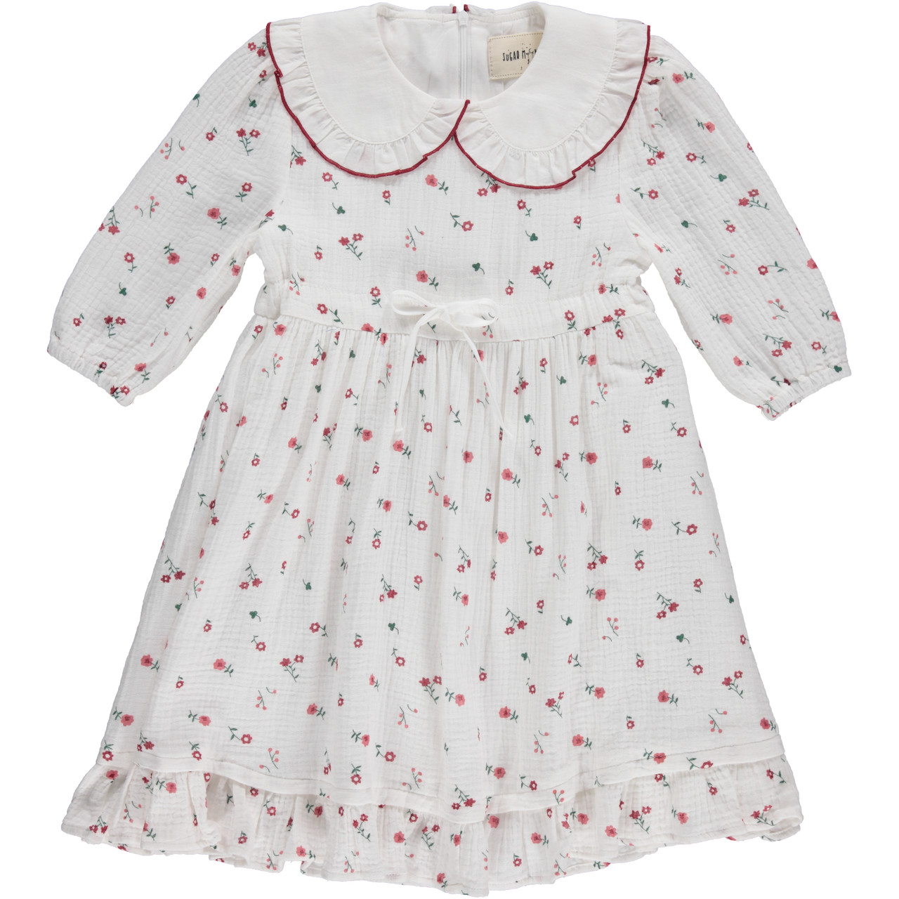 Girls Cherry Rose 3/4 Sleeve Dress