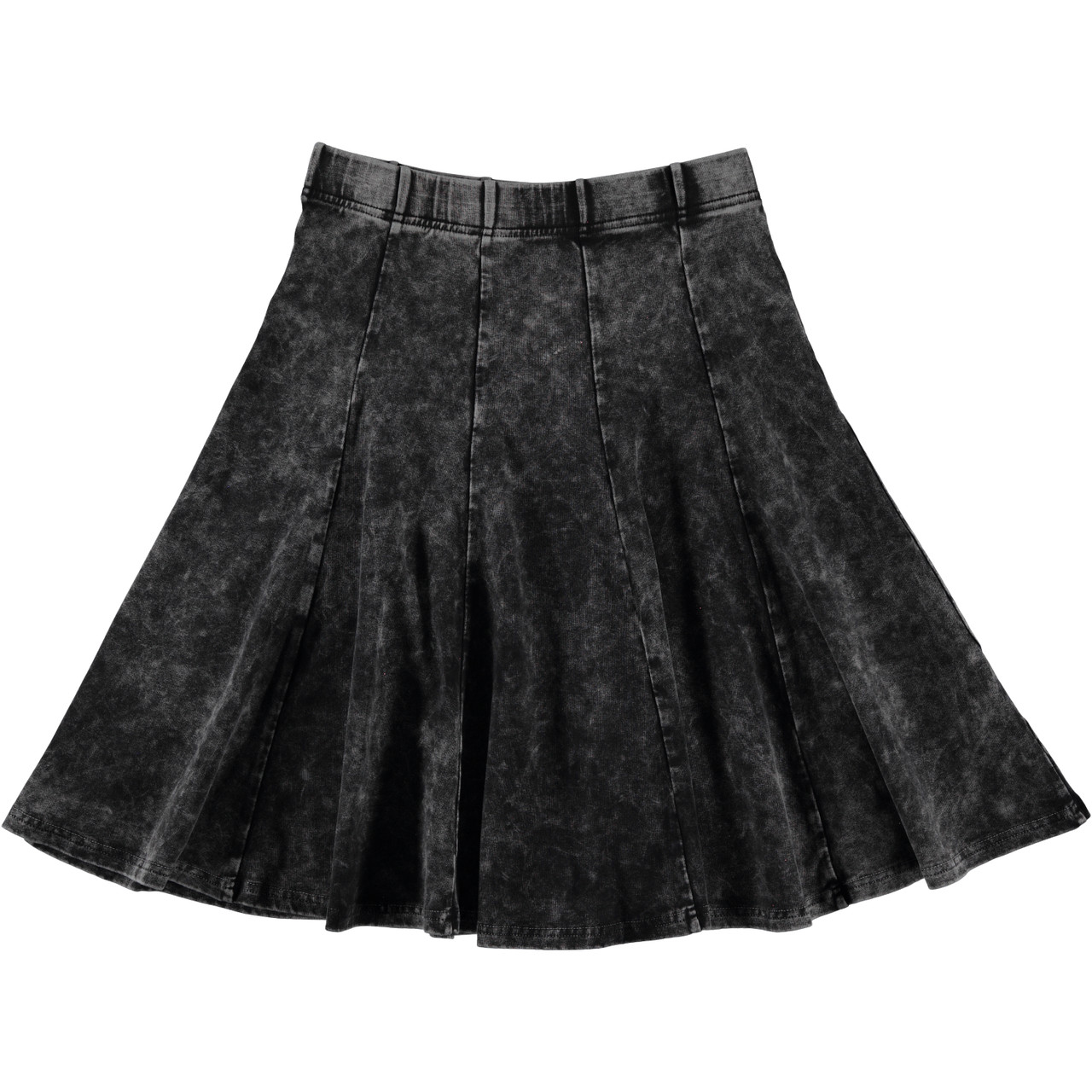 Girls Cotton Stonewash Panel Skirt - Double Header USA