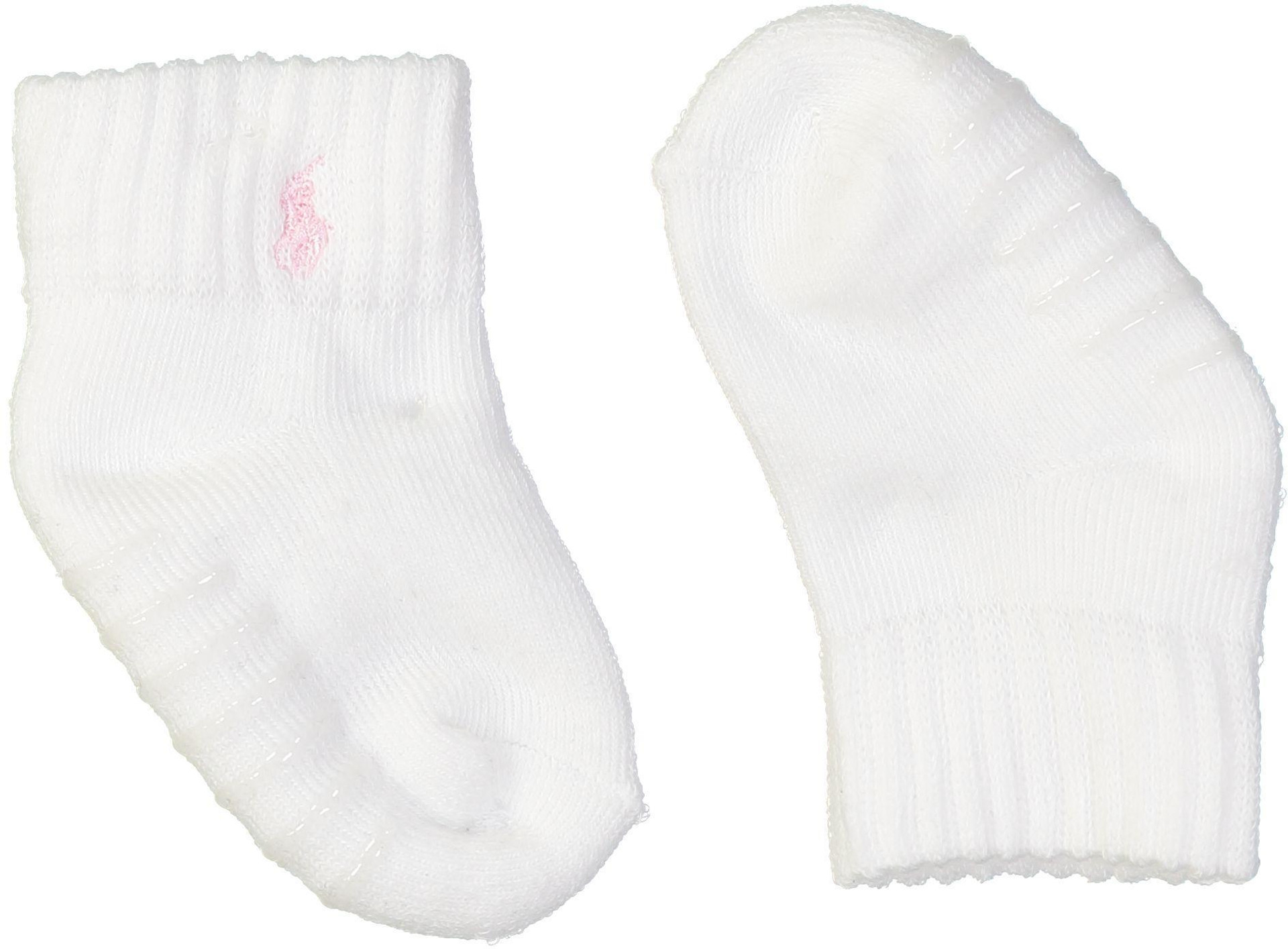 Ralph Lauren Girls Infant Socks 6 Pack G40000IPK Double Header USA