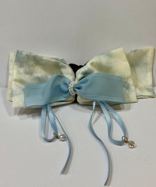 Girls Oversize Tie Dye Contrast Hair Clip