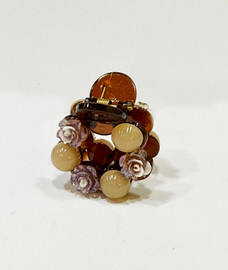 Girls Coffe Flower Hair Clip HC2503408