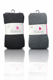 Butterfly Girls Flat Basic Cotton Tights