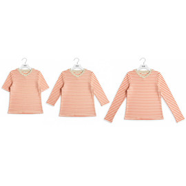 Orange Stripe Top