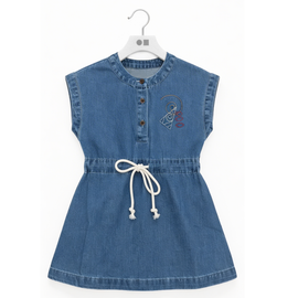 Embroidered Denim Outfit