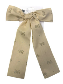 Twinkle Noir Bow Hair Clip