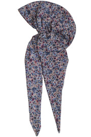 Ruffle Gray Garden Floral Tichel